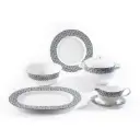 Coral Porcelain Dinner Set 6 Pjesë  