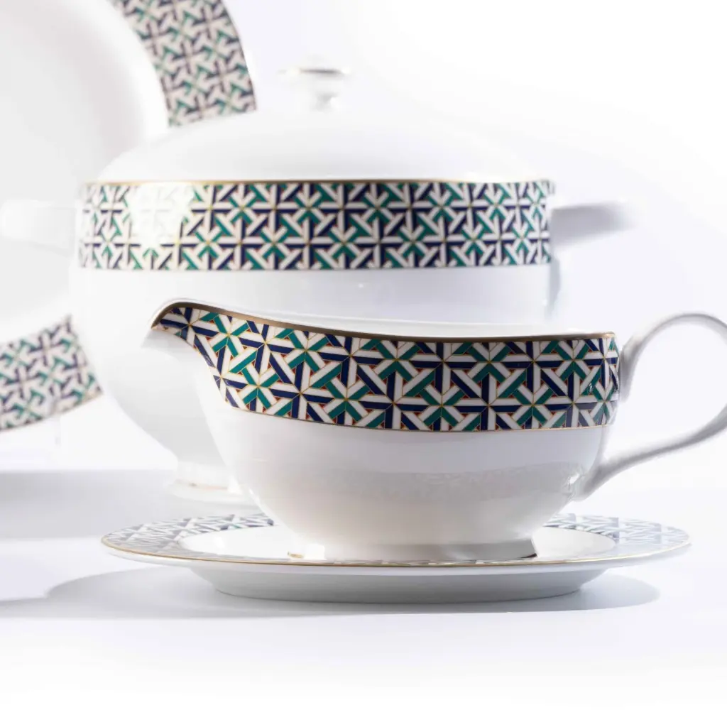 Coral Porcelain Dinner Set 6 Pjesë  